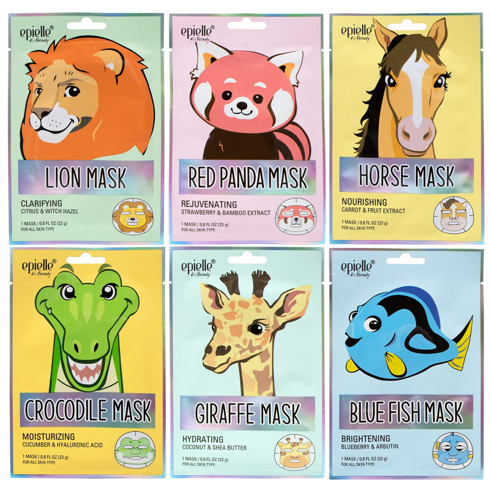 Epielle mascara de personajes selva para piel radiante y divertida.