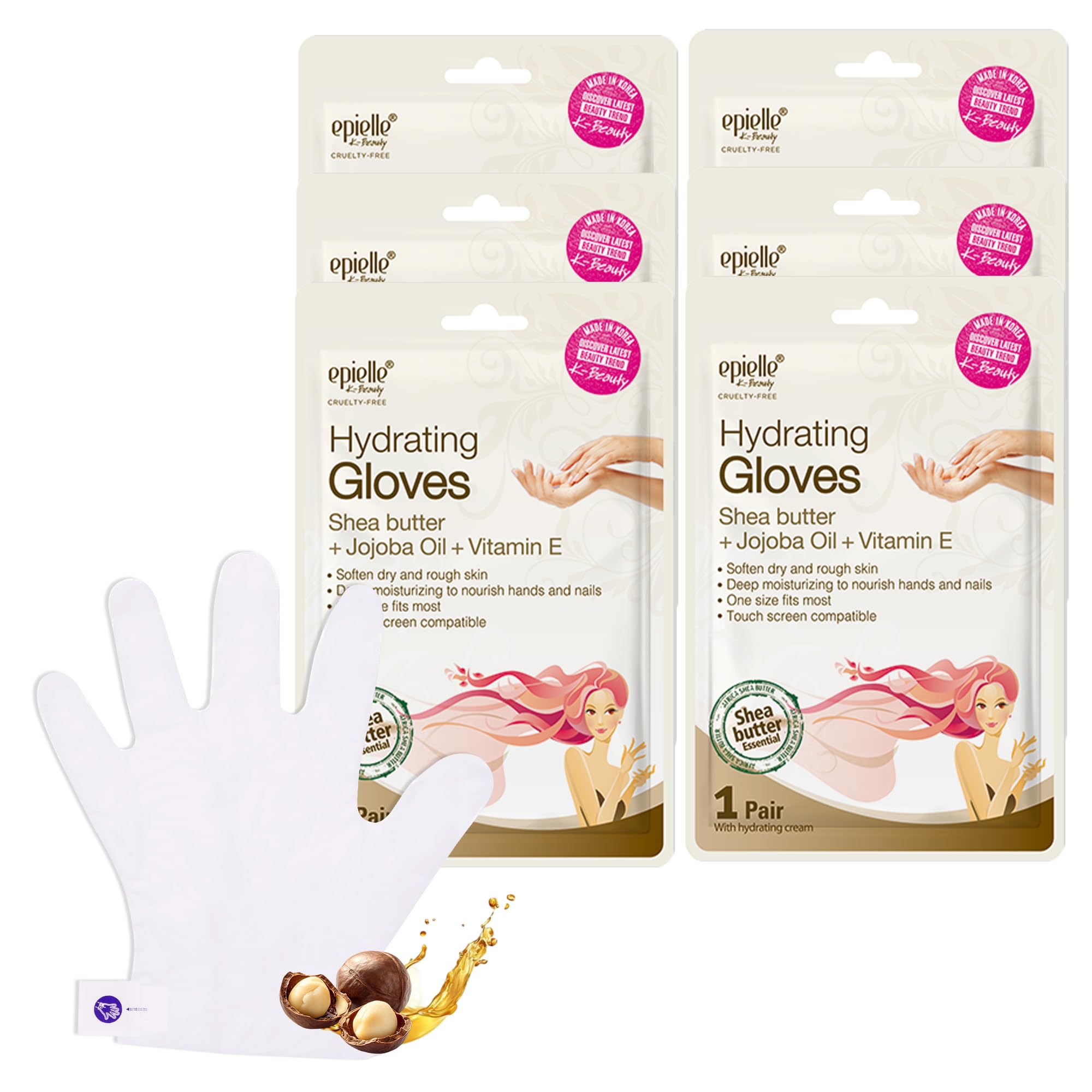 Epielle mascarilla para manos en paquetes para spa en casa
