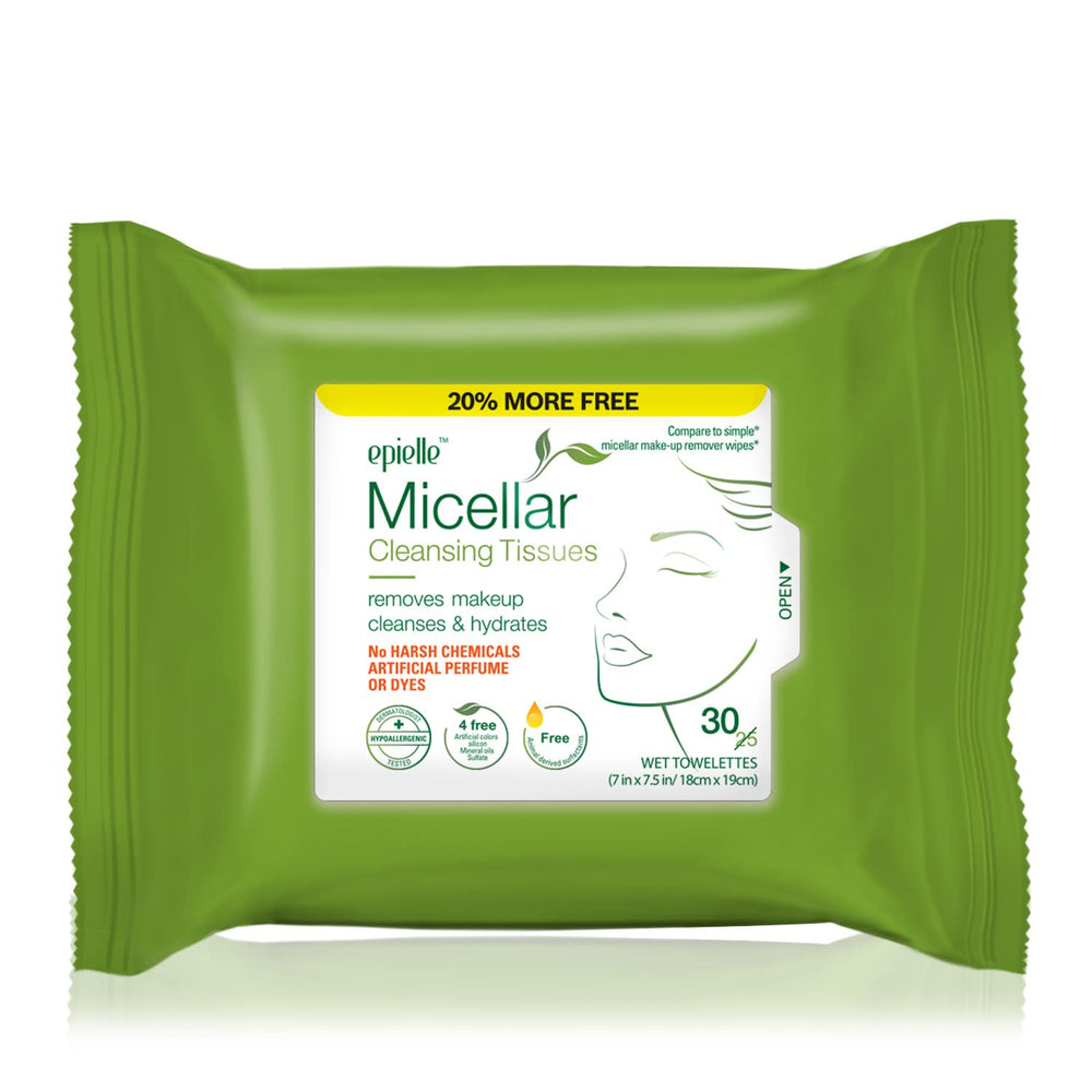 Epielle toallitas micelar con hidratación para piel sensible