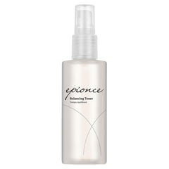 Epionce Balancing Toner – bouteille: hydratation douce sans alcool pour peaux sensibles.