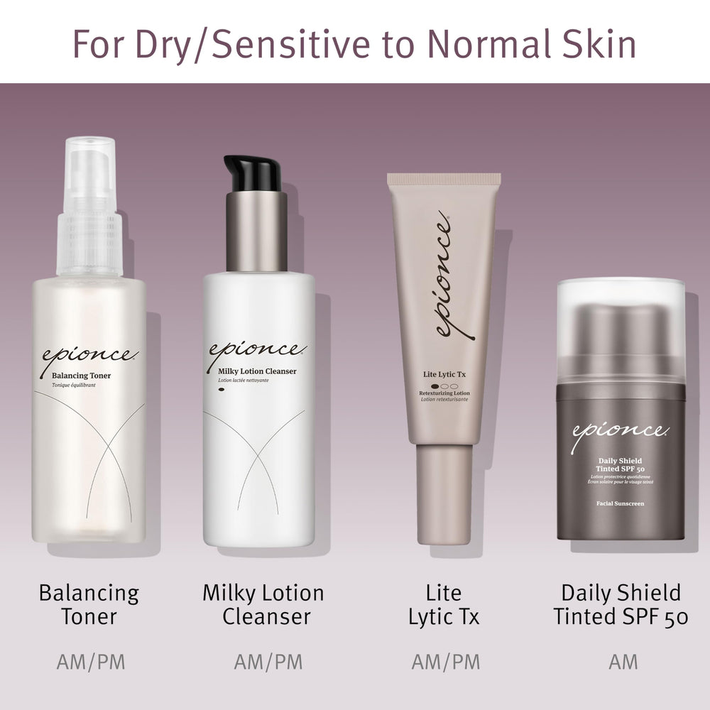 Epionce Balancing Toner – sans-alcool: soin respectueux de la barrière cutanée.