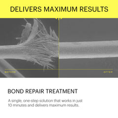 Epres Bond Repair resultado en 10 minutos para cabello suave.