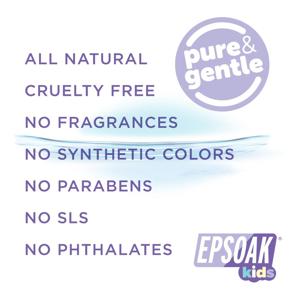 Epsoak Kids Lavanda: disolución en agua tibia para baño relajante