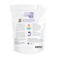 Epsoak Kids Lavanda: etiqueta cercana destacando aroma suave