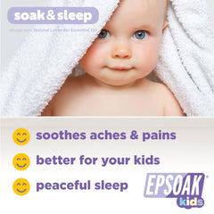 Epsoak Kids Lavanda: vertido en bañera para observar disolución