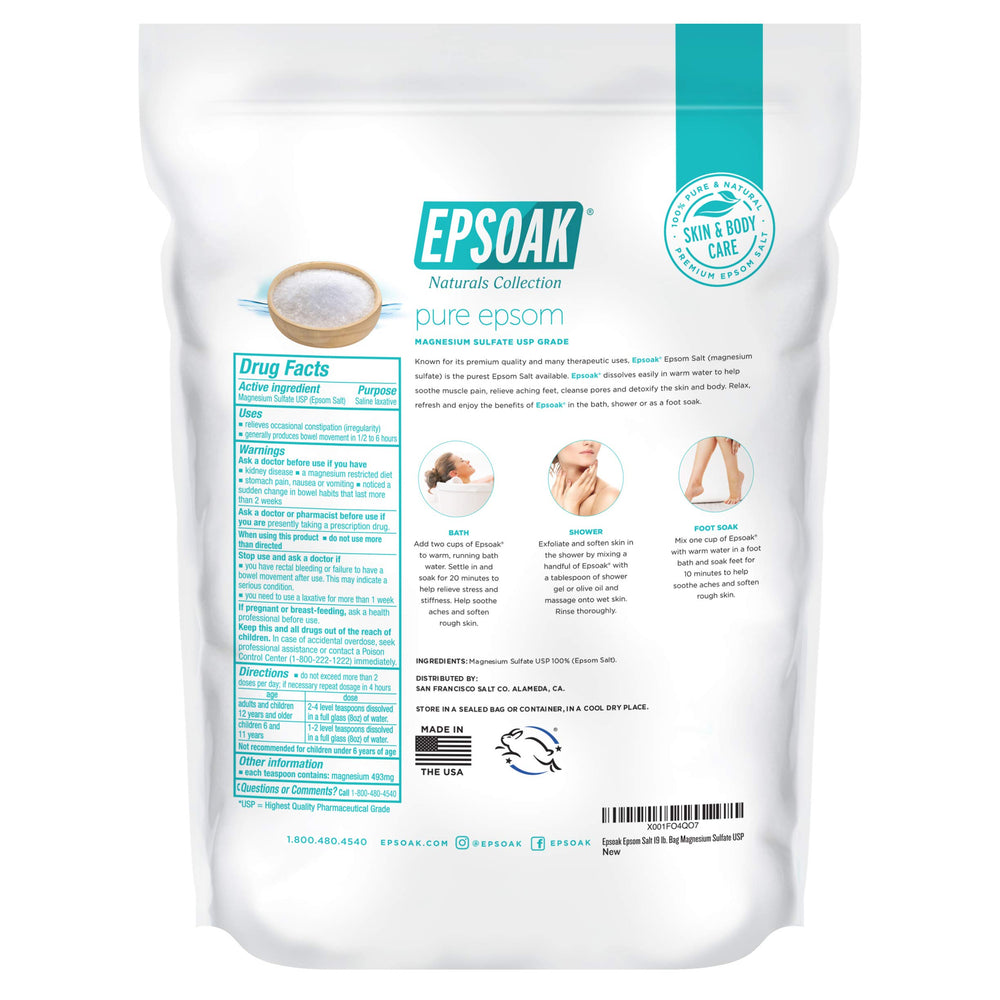 Epsoak Sal Epsom para plantas, riego natural y saludable