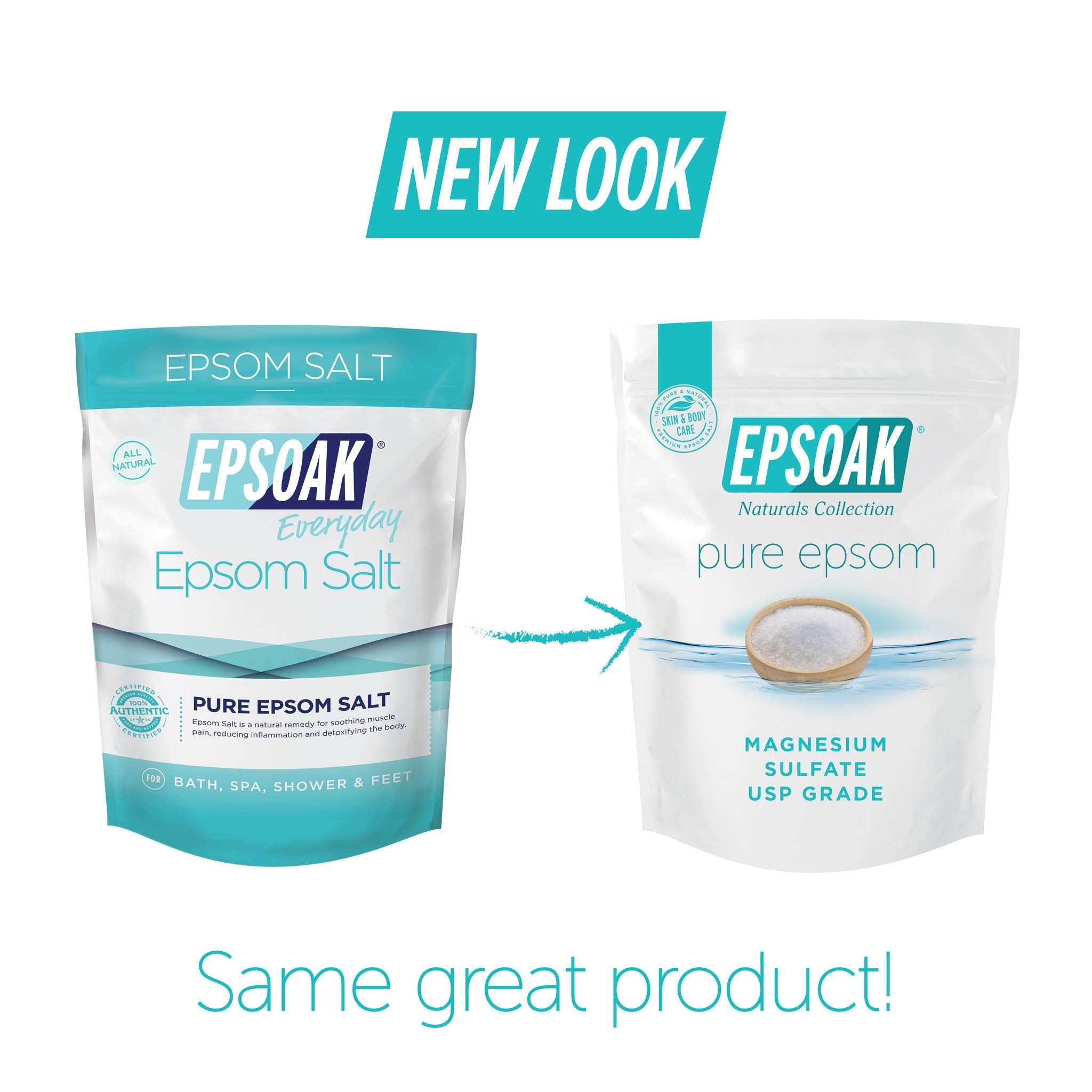 Epsoak Sal Epsom para pies: experiencia relajante tras un día largo.