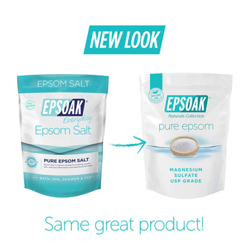 Epsoak Sal Epsom para pies: experiencia relajante tras un día largo.