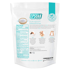 Epsoak Sal Epsom sin fragancia, ideal para baño diario sin olores.