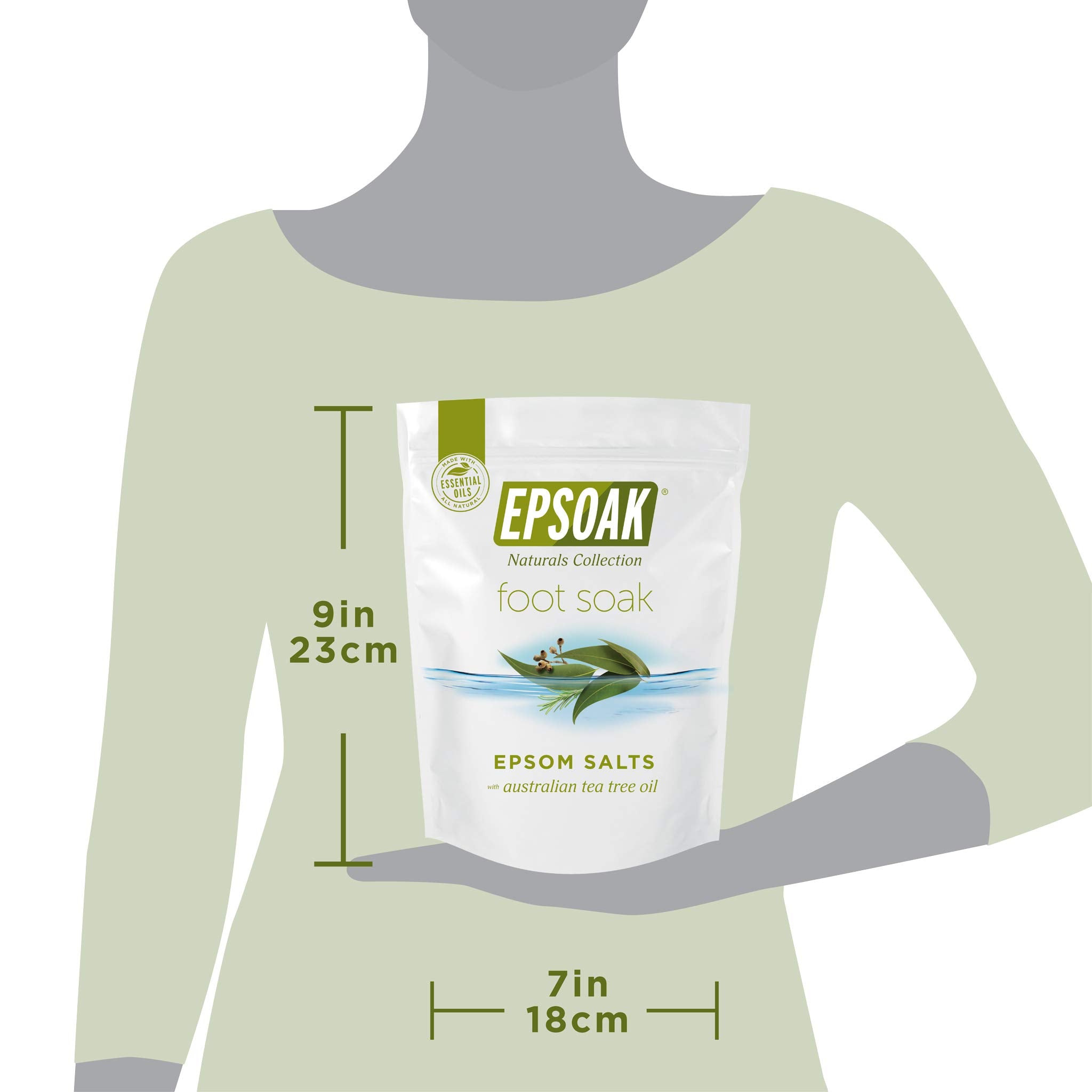 Epsoak Tea Tree Foot Soak spa en casa para bienestar diario