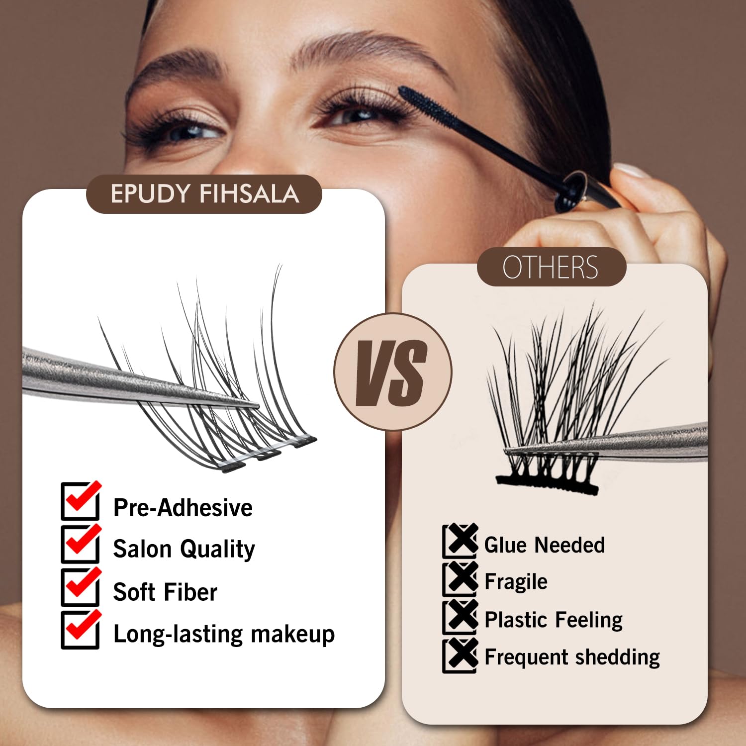 Adhesión estable de EPUDY FIHSALA para un acabado duradero.