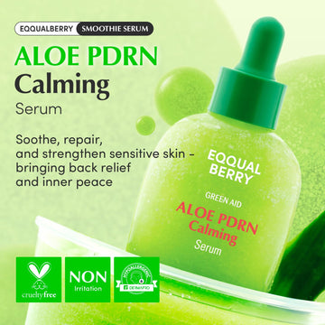 Aplicador gotero de EQQUALBERRY Aloe PDRN Serum para dosificación precisa.