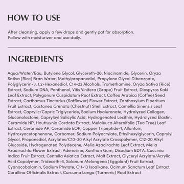 EQQUALBERRY, frasco para cuidado diario de la piel.