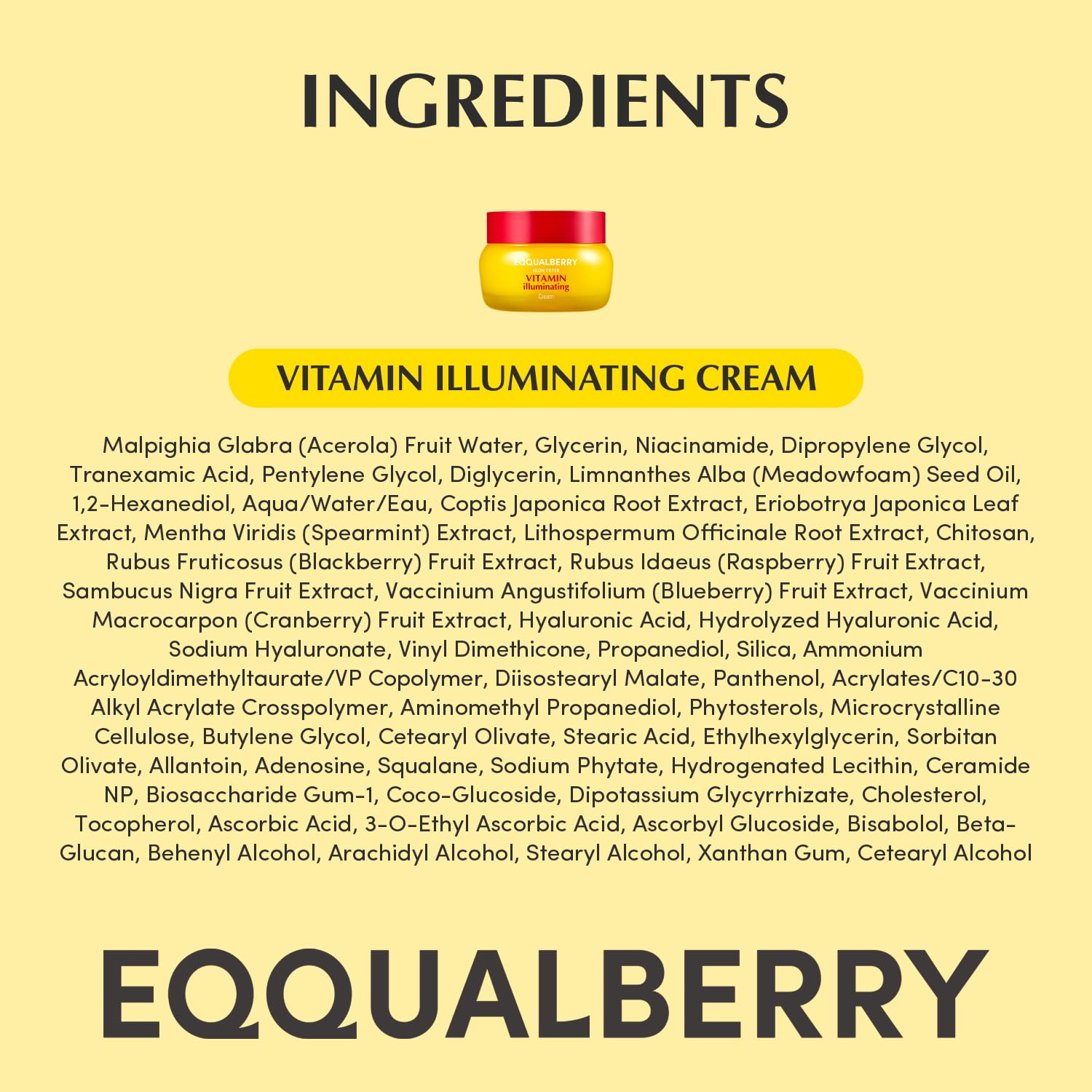 EQQUALBERRY envase de 50 ml para uso diario