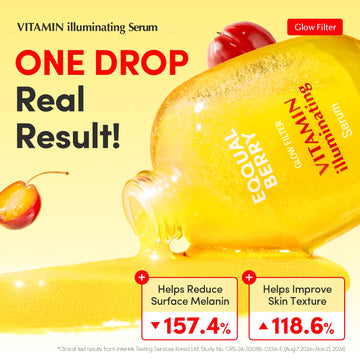 EQQUALBERRY Sérum goutte: application précise pour teint uniforme et lumineux.