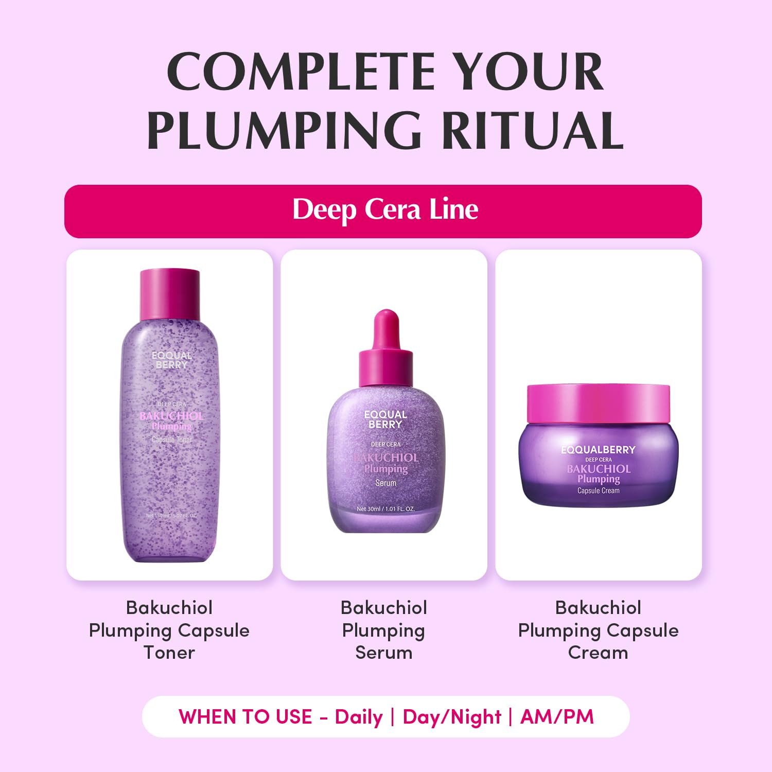 EQQUALBERRY aplicación rostro ritual suave para piel radiante