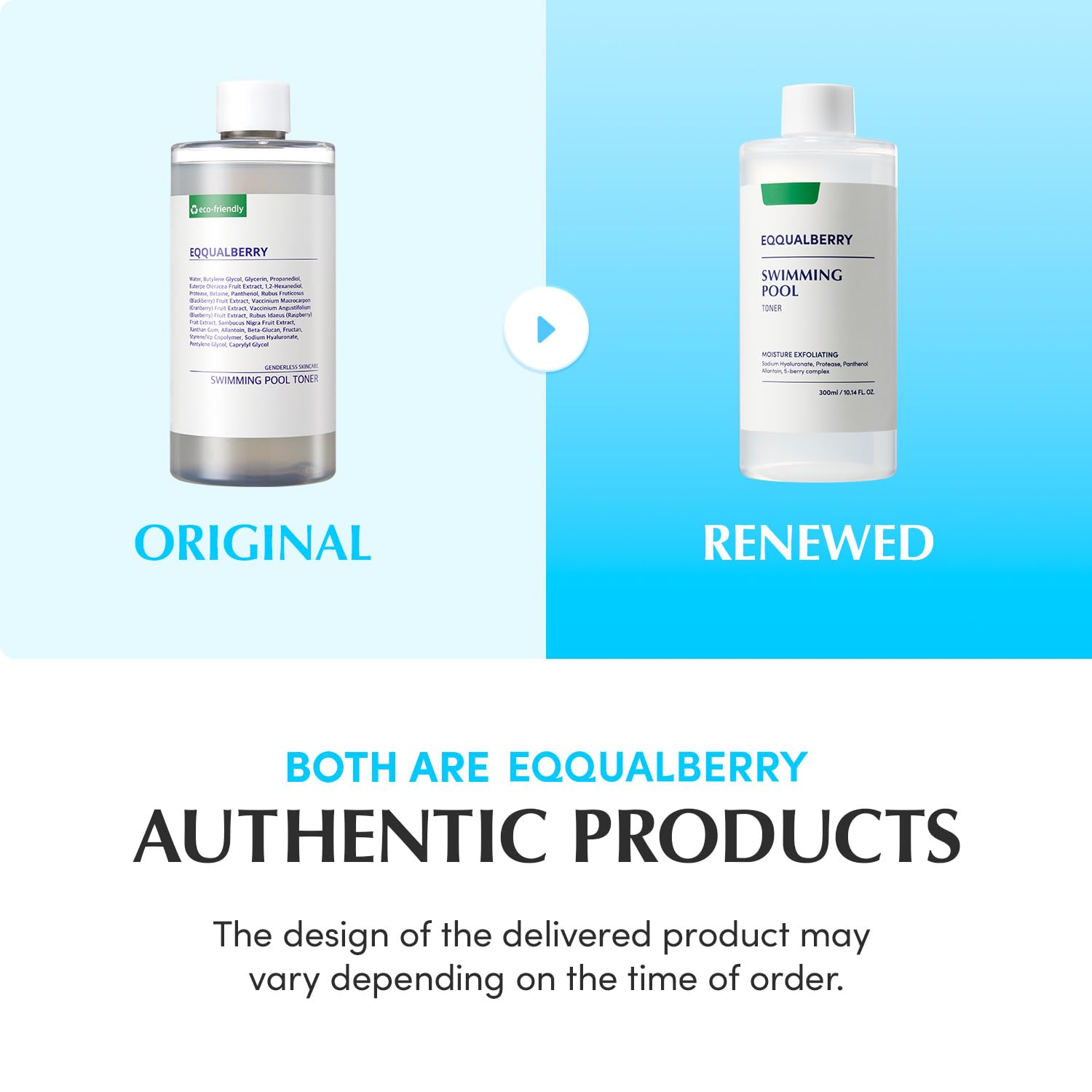 EQQUALBERRY Tónico enzimas proteasa naturales para exfoliación suave diaria.