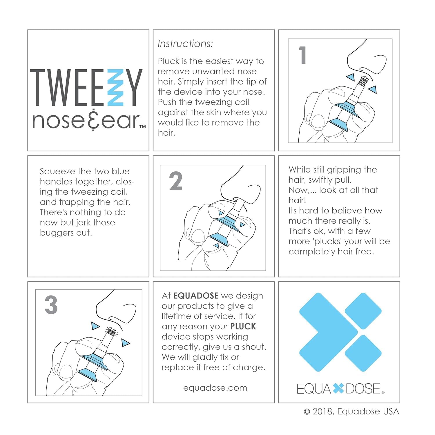 EQUADOSE Tweezy, alternativa práctica frente a recortadores y ceras.