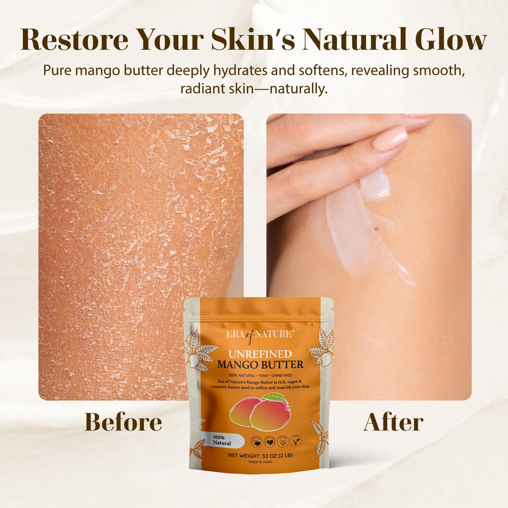 Base naturelle pour baume à lèvres DIY avec Era of Nature mangue cru.