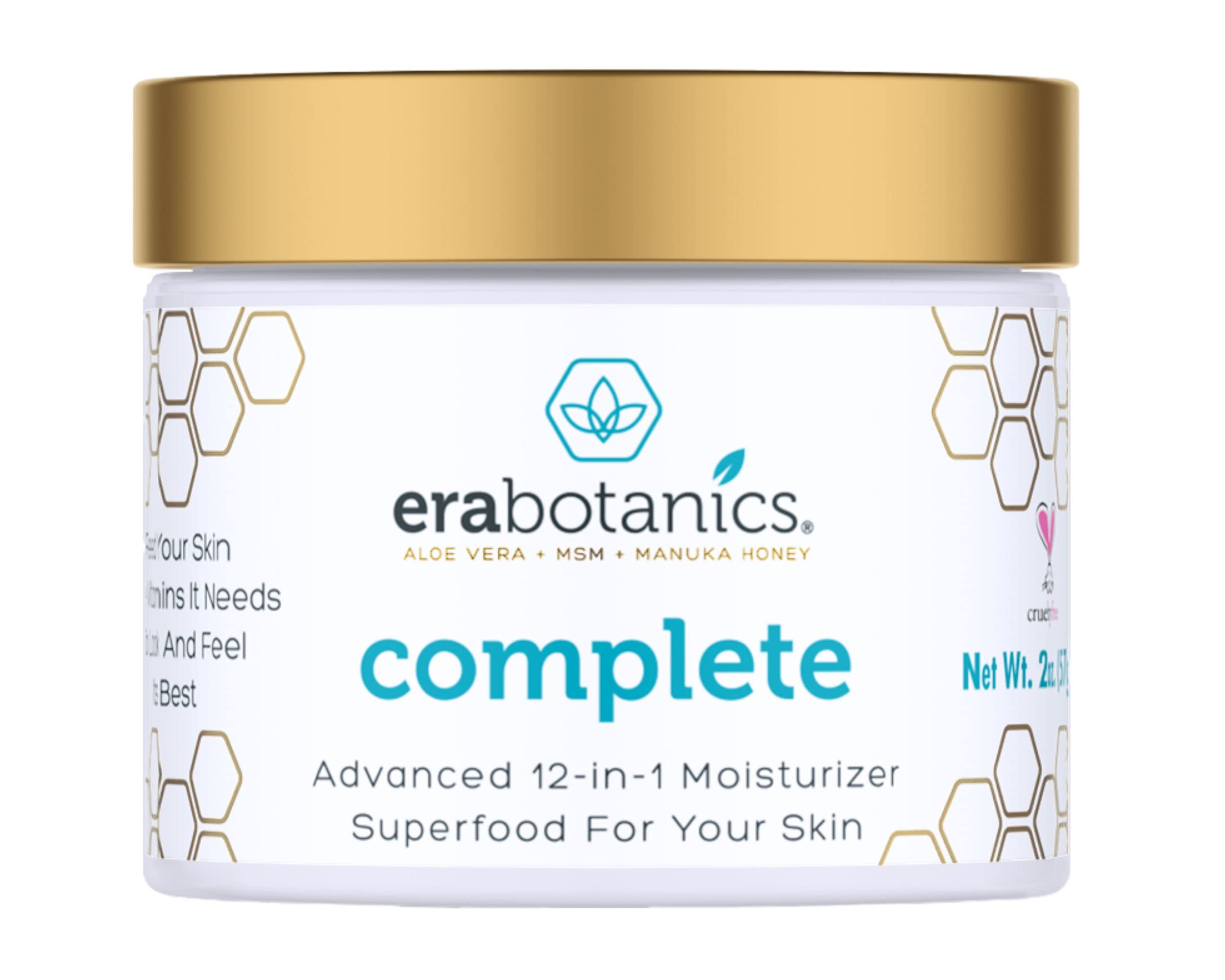 Era Organics crema facial 12en1, ingredientes clave para nutrición de la piel