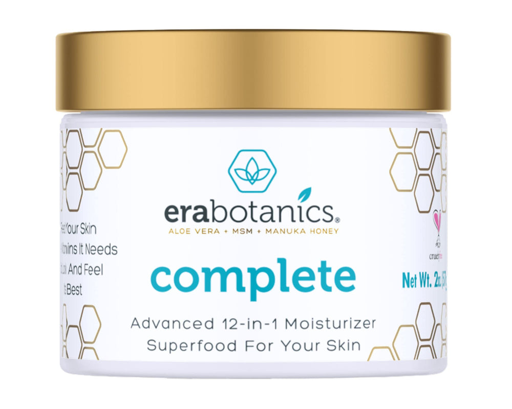 Era Organics crema facial 12en1, ingredientes clave para nutrición de la piel