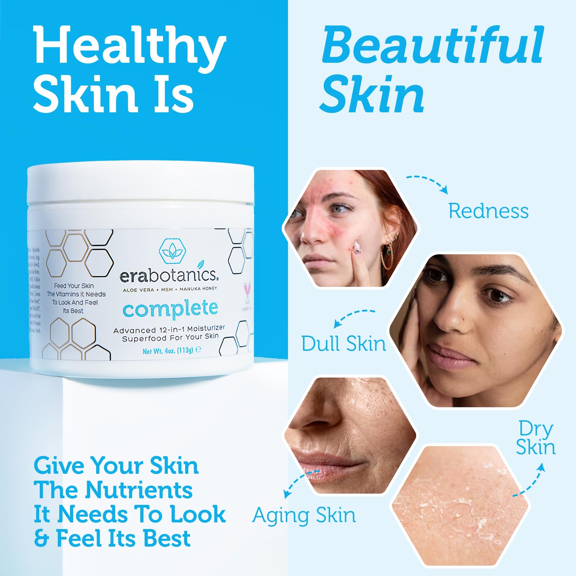 Era Organics crema facial, textura hidratante y absorción suave