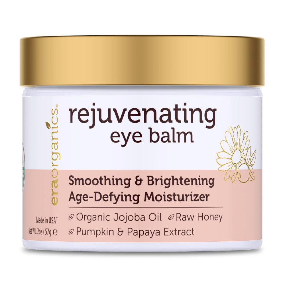 Era Organics crema ojos nutritiva muestra hidratación profunda para el contorno de ojos.