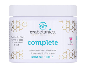 Era Organics Crème Visage Manuka Honey en bouteille : soin nourrissant pour peau équilibrée.
