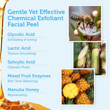 Era Organics Glycolic Acid Peel, envase práctico para cuidado facial diario.