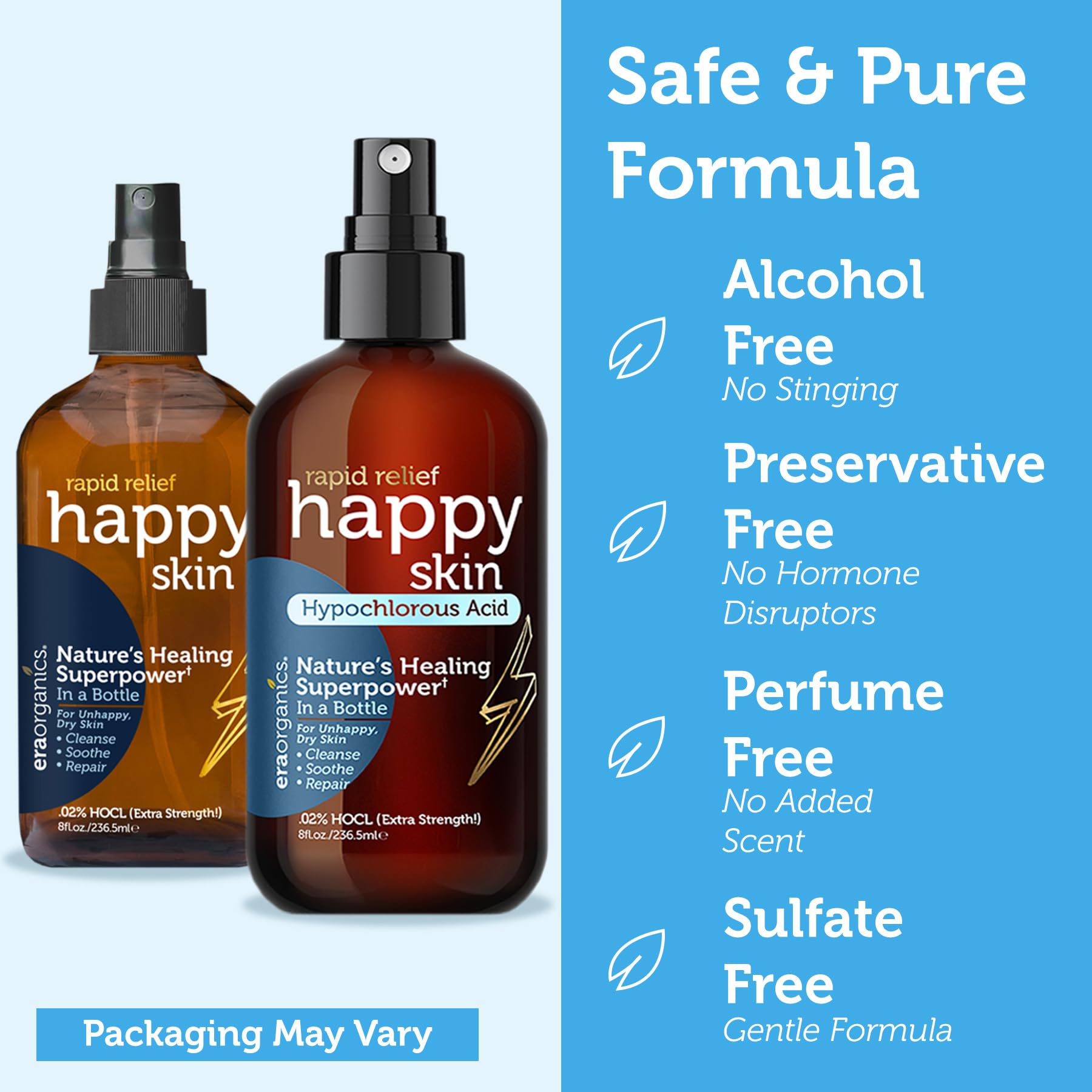 Era Organics Happy Skin Toner: pulverización diaria para piel seca y suave.