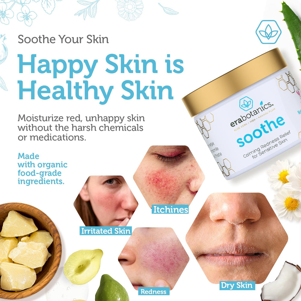 Era Organics ingredientes-manuka-chamomile beneficios calmantes para piel sensible.