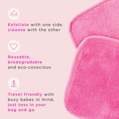 Erase Your Face lado exfoliante y lado limpiador para exfoliar y limpiar piel.