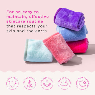 Paquete rosa ERASE YOUR FACE con 10 unidades para uso diario.