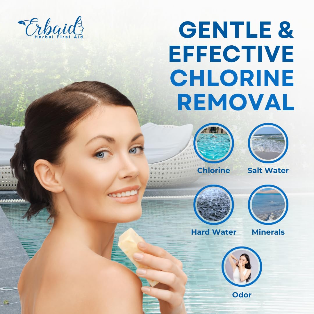 Erbaid Champú Nadadores aplicación tras nadar, hidrata piel y cabello