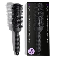 Ergo ER43 cepillo redondo cerámico iónico para peinados suaves y brillantes