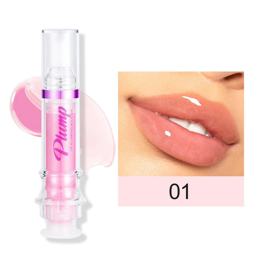 Erinde Lip Plumper Gloss ofrece brillo natural para labios definidos.