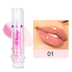Erinde Lip Plumper Gloss ofrece brillo natural para labios definidos.