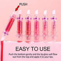 Erinde Lip Plumper Gloss en colores naturales para un toque sutil.