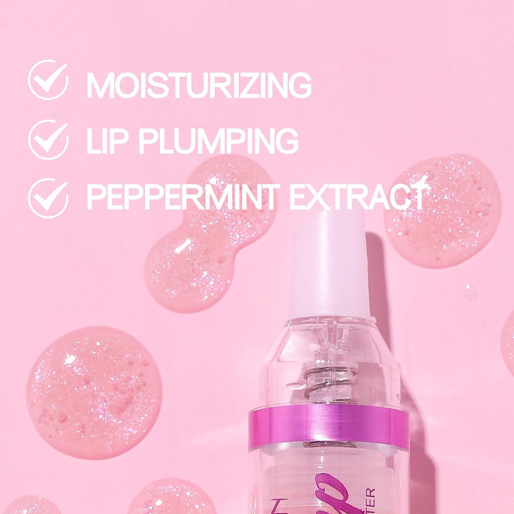 Erinde Lip Plumper Gloss con efecto volumen para labios más llenos.