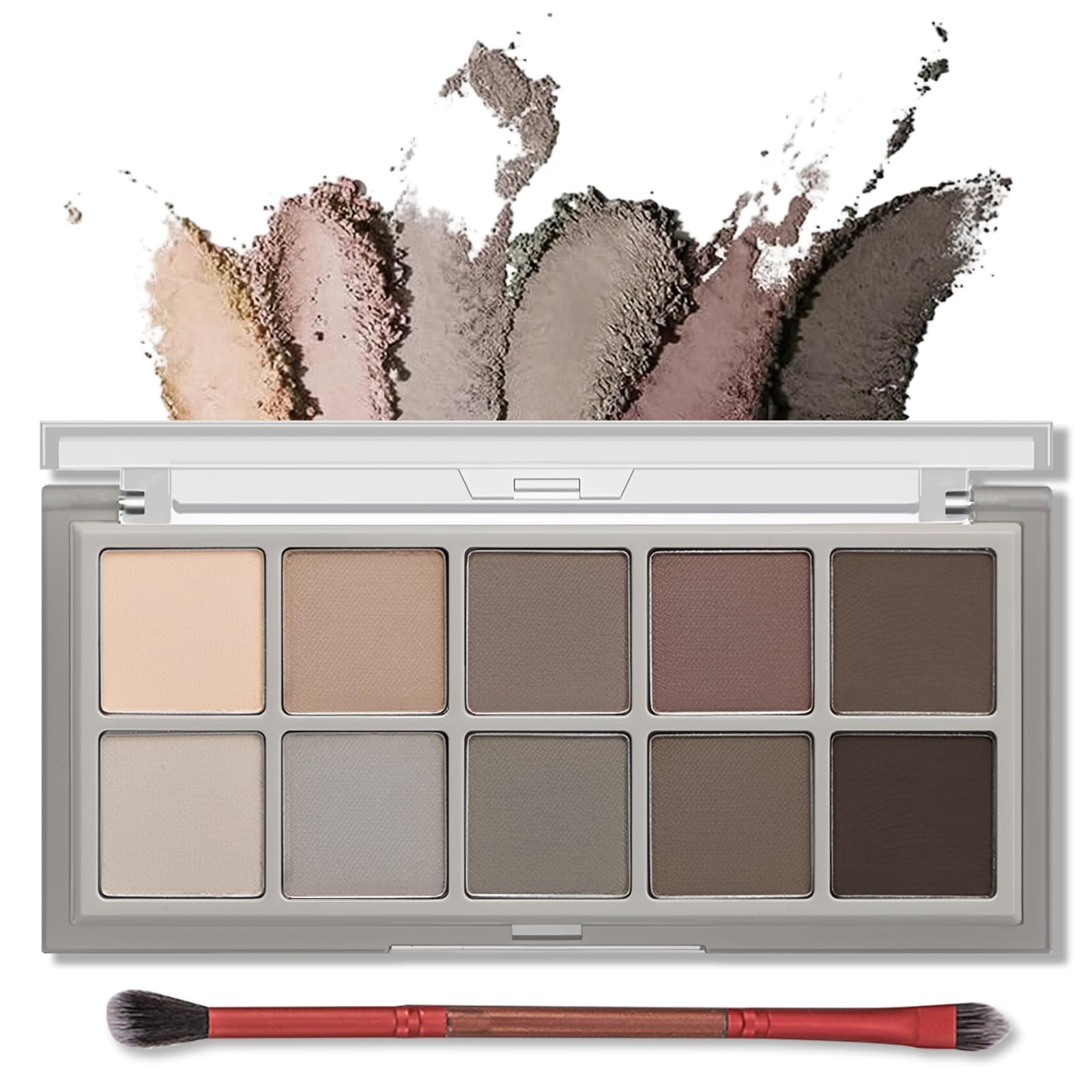Erinde Cement: paleta de sombras mate para un aspecto natural.