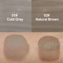 Erinde contorno líquido tono frío en templos para realce suave y natural