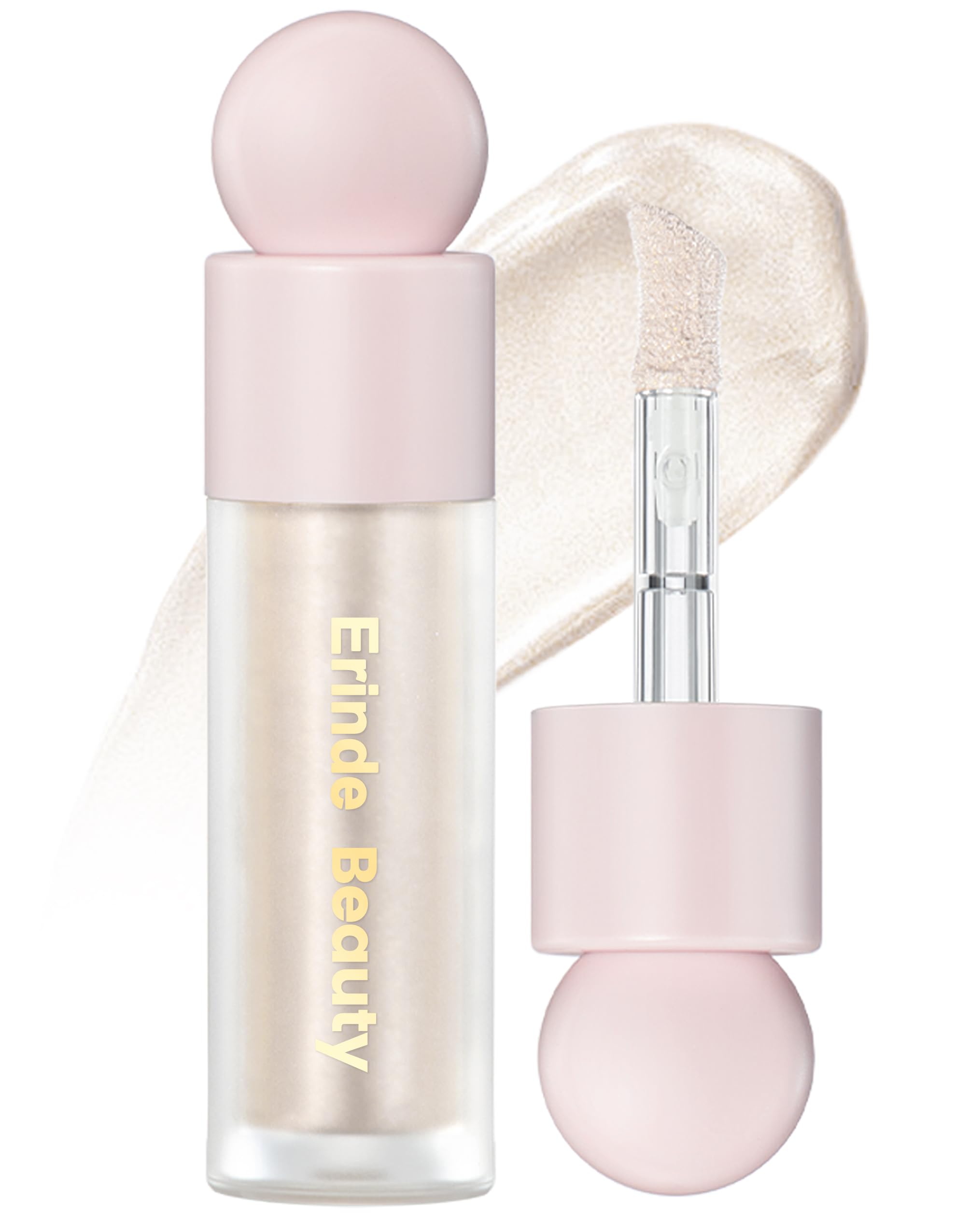 Erinde iluminador líquido Luz de Luna realza el rostro con brillo suave.