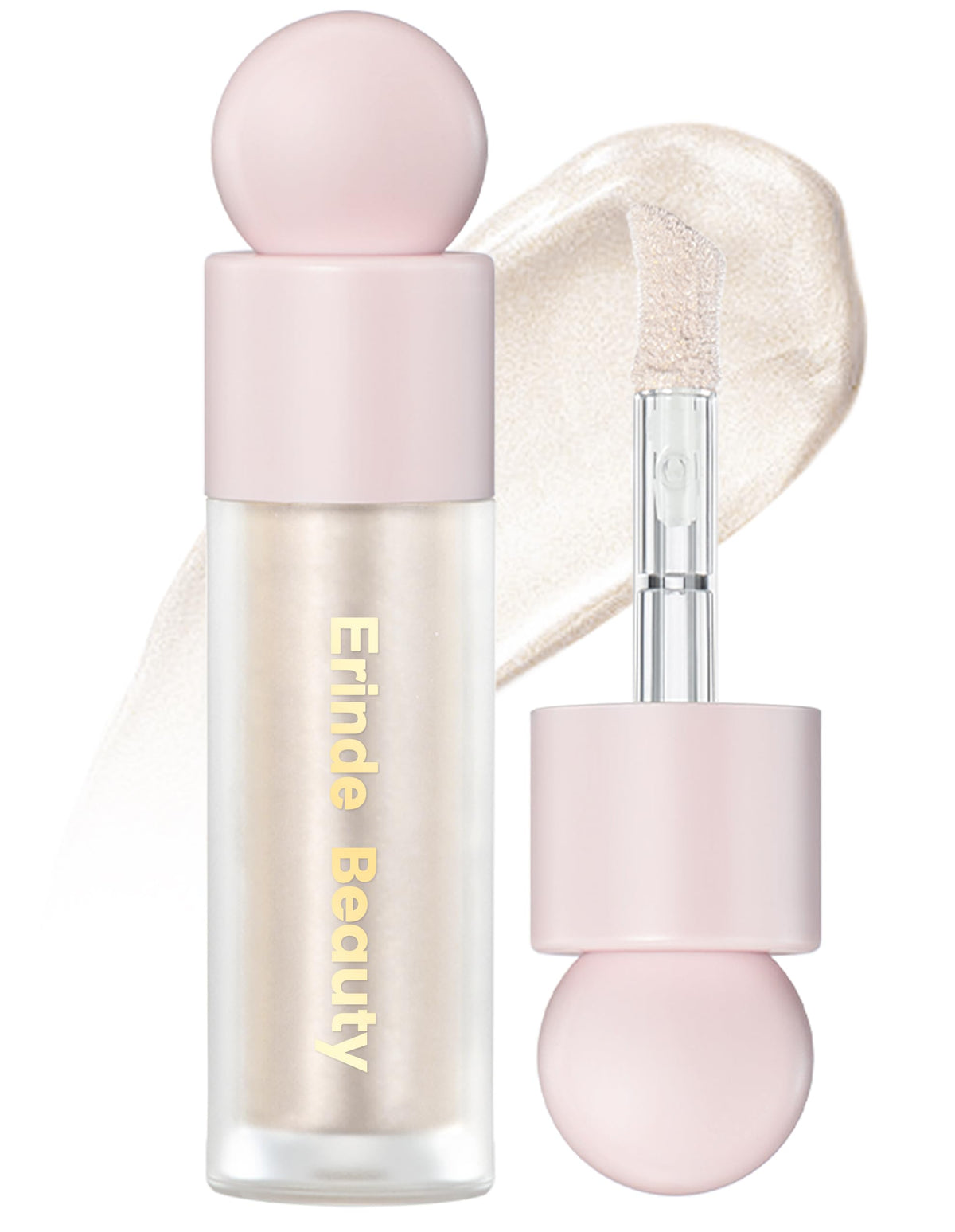 Erinde iluminador líquido Luz de Luna realza el rostro con brillo suave.
