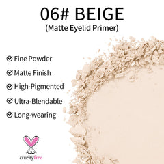Erinde pigmentación alta en tonos neutros para crear looks intensos con poco producto.