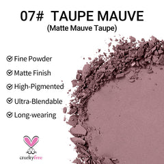 Erinde sombra mauve taupe mate resistente al agua, uso prolongado.