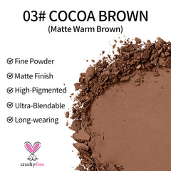 Erinde Sombras de ojos pigmentación intensa, adecuada para looks de día o noche.