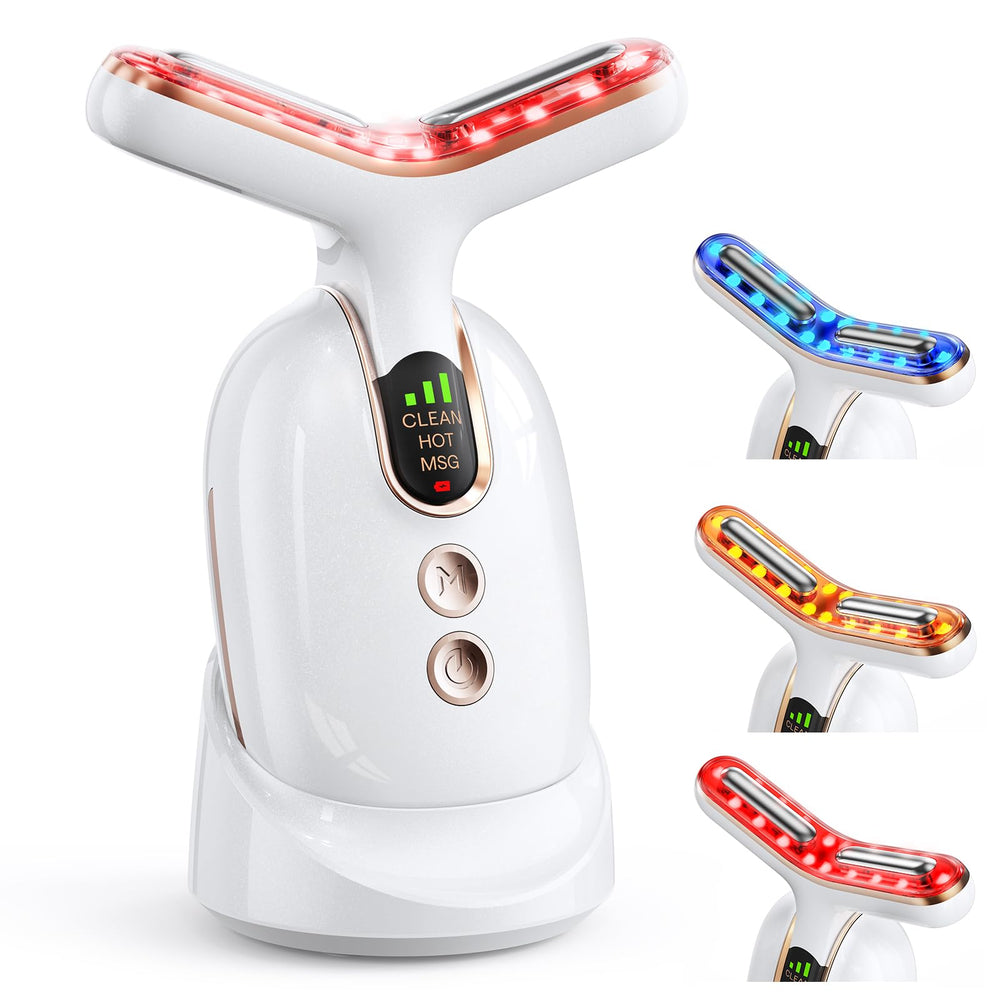 ERROWIN AM-810B terapia de luz roja para rostro y piel iluminada.