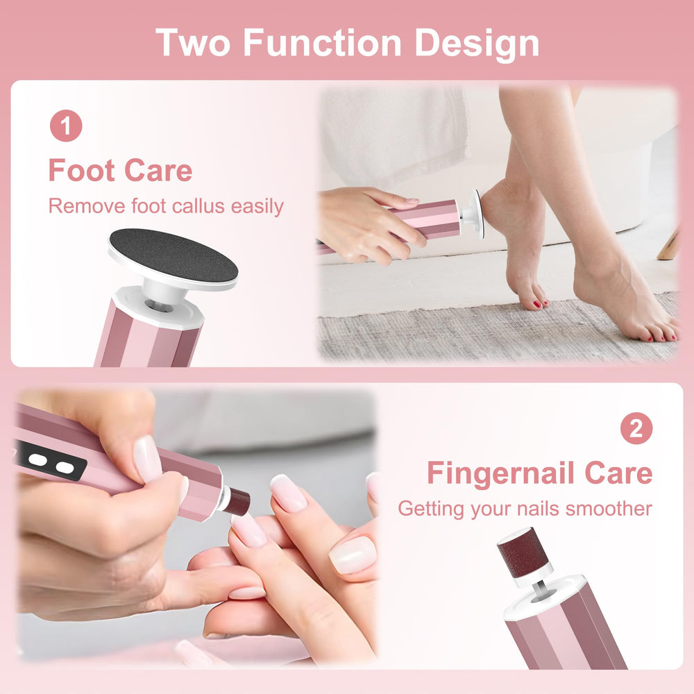 ERROWIN diseño 2 en 1 para pies y uñas, cómodo de sostener.