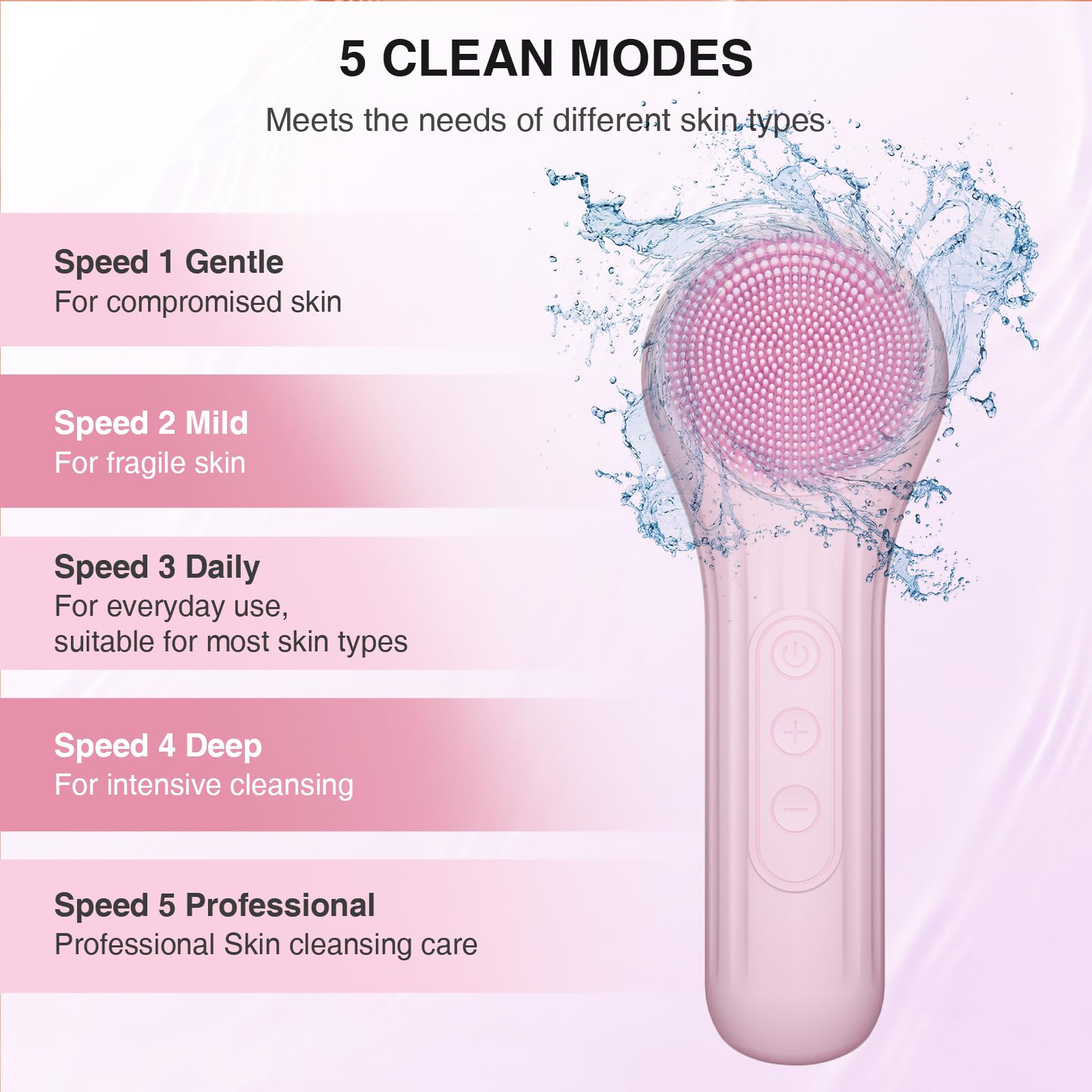 ERROWIN masaje con calor y doble lado para cuidado facial