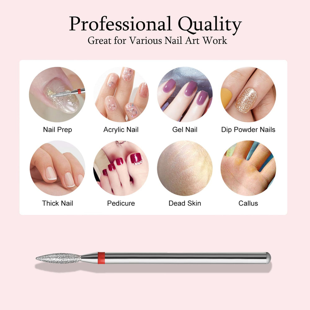 ERUIKA set portátil para manicura y pedicura en casa o en el salón.